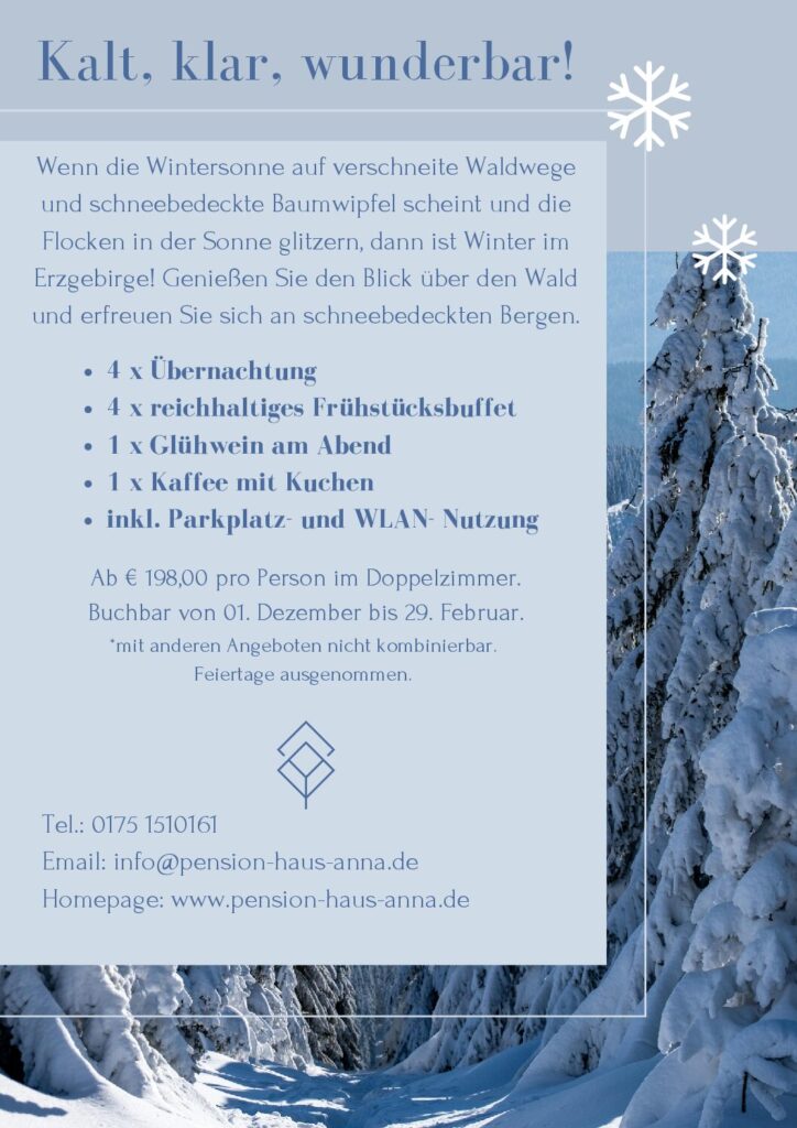 Kalt, klar, Wunderbar! - Angebot (PDF)