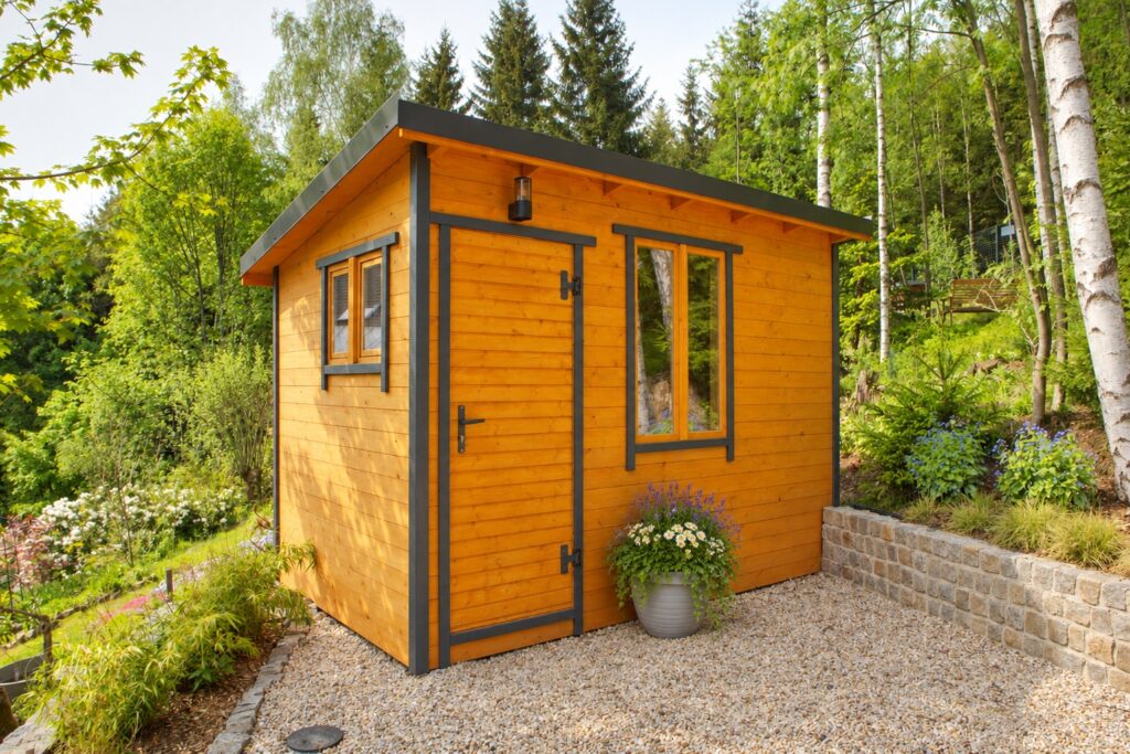 Gartensauna im Waldhaus Anna