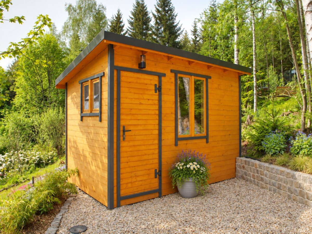 Gartensauna im Waldhaus Anna